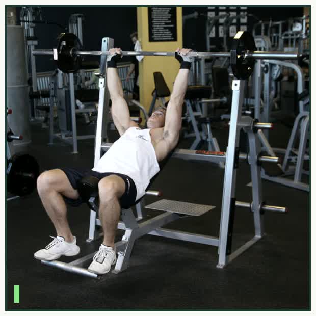Barbell Incline Shoulder Raise demonstration