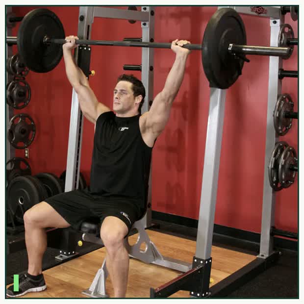 Barbell Shoulder Press demonstration