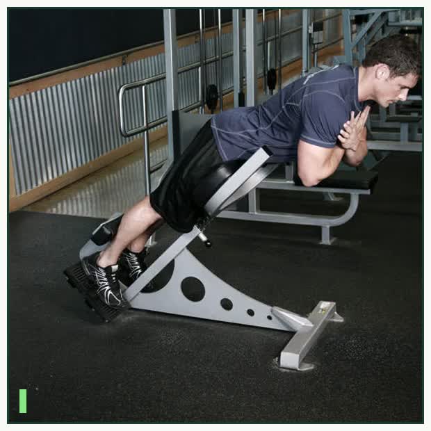 Hyperextensions (Back Extensions) demonstration