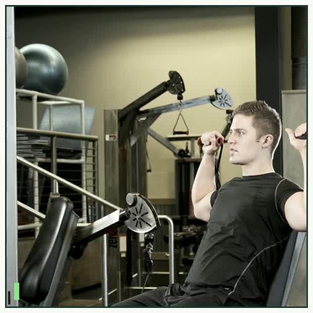 Seated Cable Shoulder Press demonstration