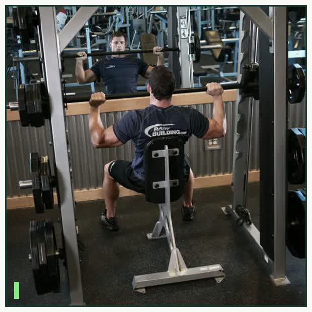 Smith Machine Overhead Shoulder Press demonstration
