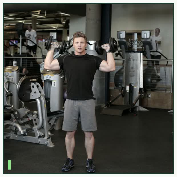 Standing Alternating Dumbbell Press demonstration