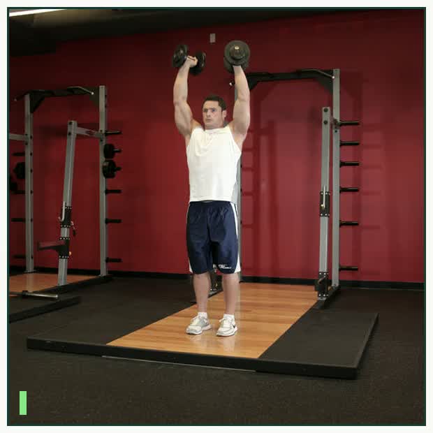 Standing Palms-In Dumbbell Press demonstration