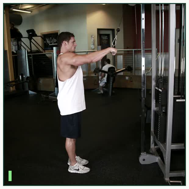 Straight-Arm Pulldown demonstration