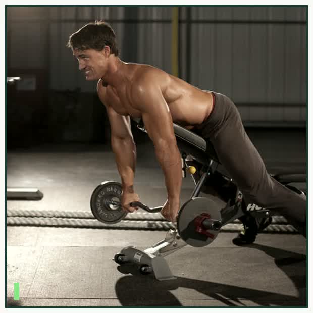 Straight Raises on Incline Bench demonstration