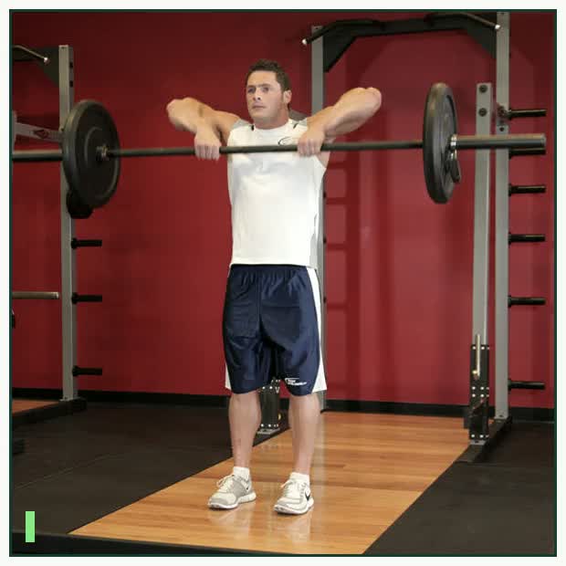 Upright Barbell Row demonstration