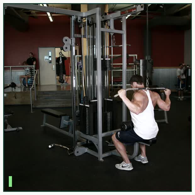 Wide-Grip Pulldown Behind The Neck demonstration