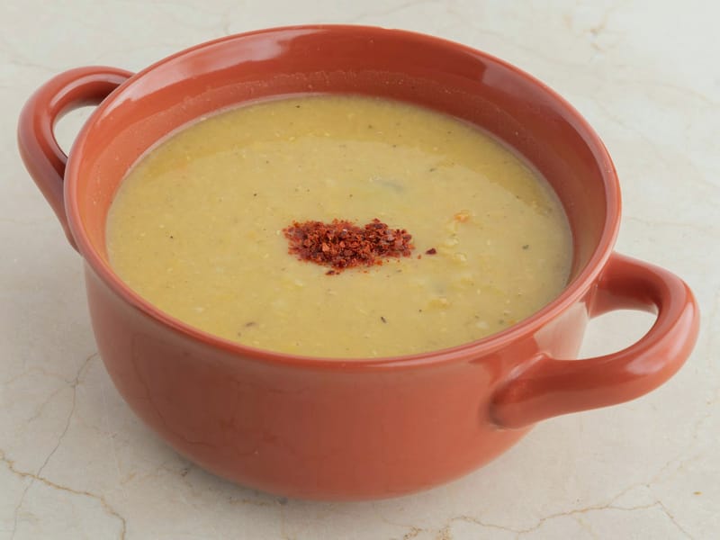 Lentil and Chorizo Soup — Lunch, 406 kcal, 18g protein